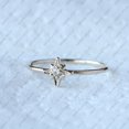 thumbnail image 5 of Diamond Star Ring,Solitaire Ring, 925 Sterling Silver Ring, Daiy Wear Ring Jewelry. Handmade Fine Jewelry Gift For Her, April Birthstone Ring Prong Setting., 5 of 5