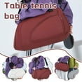 thumbnail image 3 of Daily Mix Store Unisex Table Tennis Crossbody Bag Oxford Lightweight Waterproof Sports Bag with Racket Compartment & Ventilated Shoe Compartment, Gym Commute Travel Handbag, 3 of 8