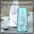 thumbnail image 7 of Artland Soho Optic 17.5oz Highball Glass, Set of 4 - Modern Design Elegant Tall Drinking Glasses for Cocktails and More, Durable & Stylish Bar Glassware Essential for Any Occasion (Turquoise), 7 of 7