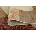 thumbnail image 6 of Elegance Transitional 5' x 7' Beige and Brown Polypropylene Indoor Area Rug, 6 of 9