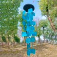 thumbnail image 1 of Carillones , colgante de pared de Windchimes colgante para adornos de decoración de ventana de hotel de Azul claro perfecl Campana de viento al aire libre, 1 of 8