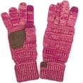thumbnail image 1 of Women Solid Ribbed Glove with Smart Tips (G-20)(G-33), 1 of 1
