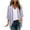 ZA-Purple-lightweight cardigans, variant on Frostluinai Chiffon Kimono Cardigan for Women 3/4 Sleeve Polka Dot Print Cardigans Open Front Lightweight Beach Cover Up Gifts for Women