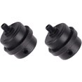 thumbnail image 1 of 2 Pack Air Compressor Silencer Filter Plastic Housing Canister Piston Muffler For Blowers, Air Compressors, Boilers, Etc (1/4"pt 12mm), 1 of 4