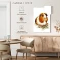 thumbnail image 5 of Elephant Stock Guinea Pig Wall Art - Vertical Canvas Wall Art - Living Room Wall Decor - Animal Canvas - Beige And Orange Decor - 8" x 12", 5 of 8