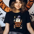 thumbnail image 3 of Resting Witch Face Ghost T-Shirt | Funny Unisex Spooky Outfit, Azalea, Size XL, 3 of 6
