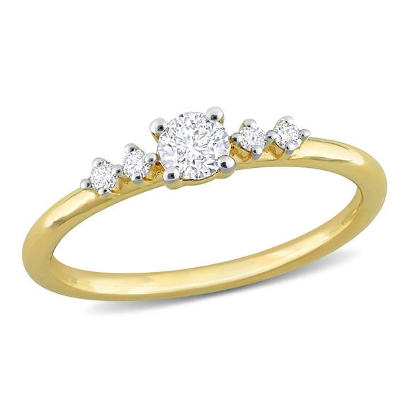 Everly Women's Diamond 14K Yellow Gold Engagement Ring