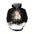 thumbnail image 3 of Sudadera con capucha y estampado 3D para hombre con temática navideña, ropa deportiva con cordón, camisetas de manga larga, ropa gráfica divertida para hombre, 3 of 5