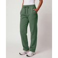 thumbnail image 2 of Real Essentials 3 Pack: Women's Relaxed Fit Fleece Open Bottom Sweatpants - Casual Athleisure (Available In Plus), 2 of 6
