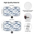 thumbnail image 3 of Bingfone Blue Fish Car Windshield Sun Shade Protector Keep Your Vehicle Cool Sun Shield Visor Cover Foldable for Car Truck SUV-Small, 3 of 8