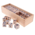 thumbnail image 1 of Caja de Enseñanza de Material de Lenguaje Montessori de 26 a ~ Z Bloques de Del Juguete Educativo de Jardín de Infantes para Sunnimix Juguete Material Montessori, 1 of 8