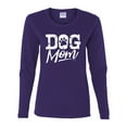 thumbnail image 2 of Wild Bobby Dog Mom Dog Lover Women Graphic Long Sleeve Tee Purple X-Large, 2 of 5