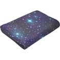 thumbnail image 3 of Galaxy Stars flannel Throw Blanket Soft Lightweight Warm Cozy Plush Blanket for Couch Bed Sofa 60"X50", 3 of 6