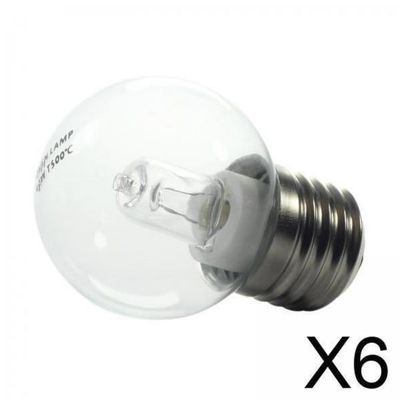 BELOVING 6x40 Watt Oven Light Bulb E27 Standard Base Brass Base for Fridge Celling Fans
