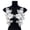 White, variant on Sturdy Polyester Applique Embroidered Flowers for Clothing Bags Pack of 2