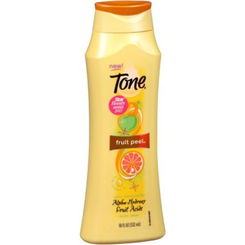 Tone Body Wash, Fruit Peel, 18 Ounce