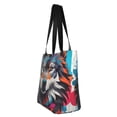 thumbnail image 4 of Fotbe Tie-Dye Wolf Head Pattern Beach Tote,Shoulder Handbag,Spacious Tote Bag,Lightweight Travel Bag,Versatile Shopping Bag, 4 of 9