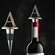 thumbnail image 5 of Tapón de botella de vino con alfabeto personalizado | Materiales de aleación y grado alimenticio premium | 26 Cartas iniciales | Toppers de vino reutilizables | 4" de altura | Regalos de Fiesta |, 5 of 5