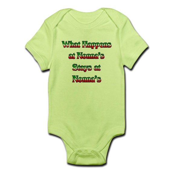 CafePress - What Happens At Nonna's Stays Infant Bodysuit - Baby Light Bodysuit