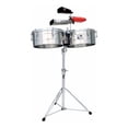 thumbnail image 2 of Timbales serie Prestige LATIN PERCUSSION 14' & 15' STAINLESS LP1415-S plateado, 2 of 2