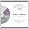 thumbnail image 6 of Exclusive Home Curtains Loha Linen Grommet Top Curtain Panel Pair, 54x63, Beige, 6 of 8