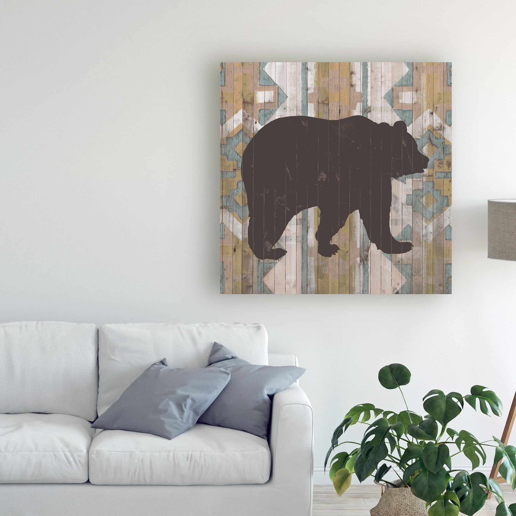 Trademark Fine Art 'Southwest Lodge Animals III' Canvas Art by Vision Studio