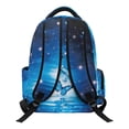 thumbnail image 3 of Yuyamidu Blue Butterfly Backpack for Girls 10-12 5th Grade 17 Inch Lightweight Multiple Compartments Bookbag with Padded Shoulder Straps Back to School, 3 of 8