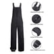 thumbnail image 4 of Advancent Pantalones de esquí para mujer, peto, monos de Color negro, gruesos, para mantener el calor, pantalones de Snowboard para mujer, Deportes de nieve negro METRO, 4 of 6