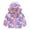 Purple, variant on Odeerbi Baby Boys Girls Coats Outerwear Jackets Toddler Kids 2025 Fashion Cute Cartoon Flowers Rabbit Pattern Windproof Jacket Hooded Coat