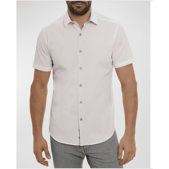 Robert Graham Seersucker Short Sleeve Shirt