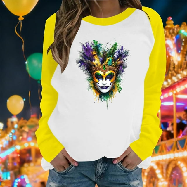 TaTaai Hoodies Shirts for Women Early Fall Long Sleeve Tops Vintage Graphic Outfits Tops Fashion Pullover Tees Gift