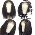 thumbnail image 5 of Peluca de mujer de pelo corto y rizado de Europa y Estados Unidos, África, maíz, seda de alta temperatura, fibra química, cabeza pequeña y rizada, 5 of 5