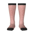 thumbnail image 2 of Lsque Rose Gold Pink Glitter Printed Crew Socks Men's Women's LightWeight Thin Casual Calf Socks ,Knee High Socks,Cotton Socks, 2 of 9