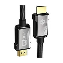 4K HDMI ARC Cable for Soundbar 10FT, High Speed 18Gbps HDMI 2.0 Cable, [4K HDR, ARC HDCP 2.2, Ethernet], Braided HDMI Cord, Compatible Compatible for Vizio Samsung Sound bar, UHD TV, Blu-ray