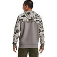 thumbnail image 2 of Under Armour Men's Rival Camo Blocked Hoodie Sweatshirt Fleece Gray Size Medium, 2 of 2