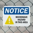 thumbnail image 5 of (2 Pack) Microwave Hazard In This Area OSHA Notice Sign 24 Inch X 18 Inch Indoor / Outdoor Rust-Free Aluminum Metal Signs for Workplace, Workshop, and Construction Site, Made in the USA, 5 of 8