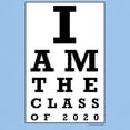 thumbnail image 3 of CafePress - Class Of 2020 Eye Chart T Shirt - Men's Classic Graphic T-Shirt, 3 of 4