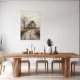 thumbnail image 2 of ZHONGYUTONG Farmhouse Barn Canvas Wall Art Rustic Windmill Picture Print Vintage Country Painting for Bedroom Decor Framed (20.00" x 30.00"), 2 of 4
