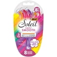 thumbnail image 1 of Maquinillas de afeitar desechables BIC Soleil Simply Smooth 3 cuchillas x8, 1 of 7