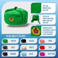 thumbnail image 4 of HAHDAXIA Ushanka Russian Fur Hat - Soviet Army Trapper Hat, 4 of 6