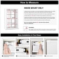 thumbnail image 7 of LazBlinds Cordless Cellular Shades, No Tools No Drill Light Filtering Honeycomb Shades Pleated Blinds for Windows, 34'' W x 48'' H, White, 7 of 7