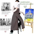 thumbnail image 3 of 1 Pcs Pottery Split-Leg Make Ceramic Apron, Long Split-Leg Artist Painting Apron with 3 Pockets for Men and Women, 3 of 8