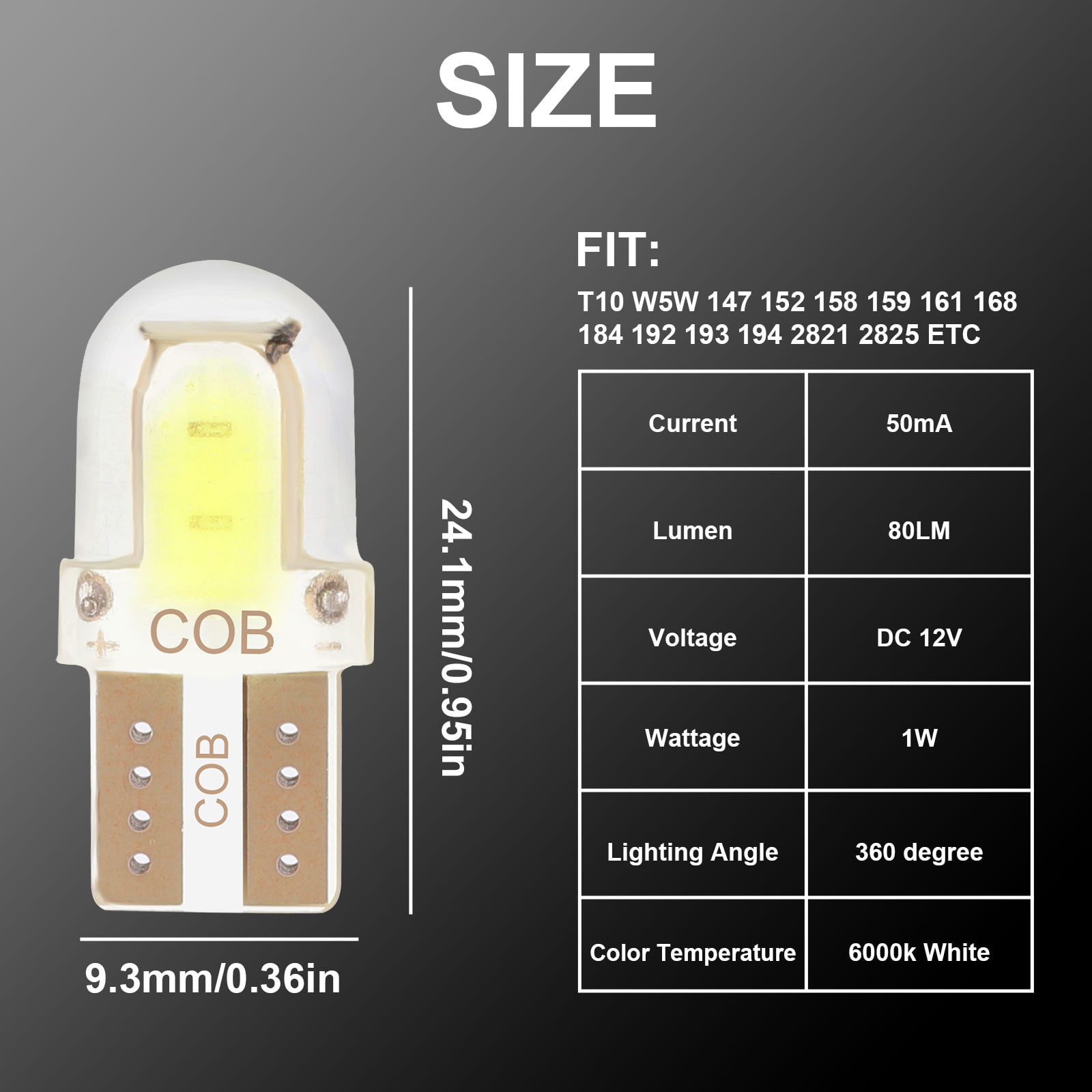 STEDI T10 / T15 (W5W / W16W) Wedge LED Bulbs (Pair) - NZ Offroader - NZ  Offroader