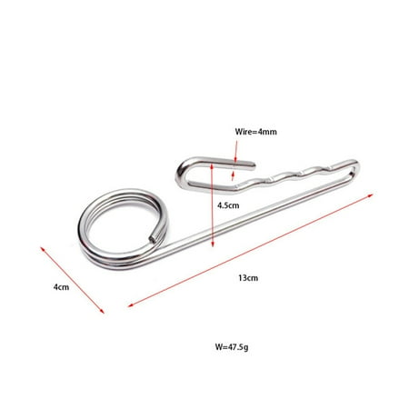 

GLFSIL Scuba Diving Garvin Jon Line Hook for Use With Deco Stop and Drift Dive Lines