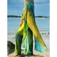 thumbnail image 4 of Mujeres Kimono Cover Ups Open Front Impreso Cardigan Beach Holiday, 4 of 8
