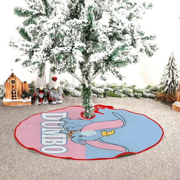 Dumbo themed Christmas Tree Skirt 48inch premium collectible decor