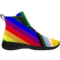 thumbnail image 4 of Aidianart Womens LGBT High Top Shoes High Top Sneakers Size 5.5, 4 of 5