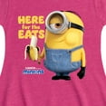thumbnail image 3 of Despicable Me Minions - Only Here For The Eats - Toddler & Youth Girls Fit & Flare Dress, 3 of 4