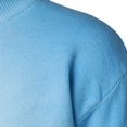 thumbnail image 5 of Vedolay Turtleneck Men Knitwear Autumn Winter Tops Pullover Sweaters Sky Blue,M, 5 of 5