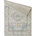 thumbnail image 3 of Lbaiet MT102B57 5 x 7 ft. Matira Collection Power Loom Machine Made Blair Blue Oriental Rectangle Rug, 3 of 5